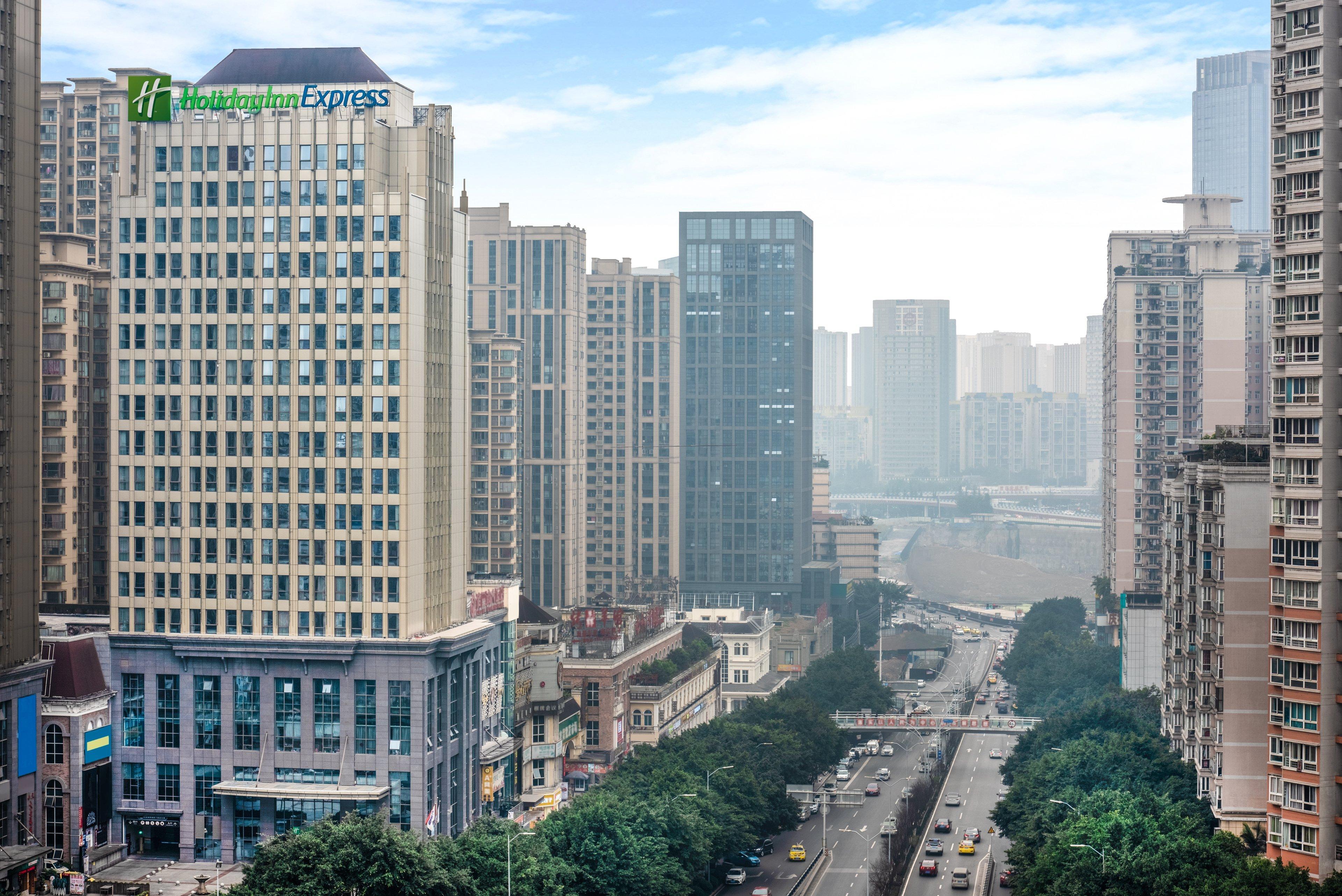 Holiday Inn Express Chongqing Guanyinqiao By Ihg Exteriör bild